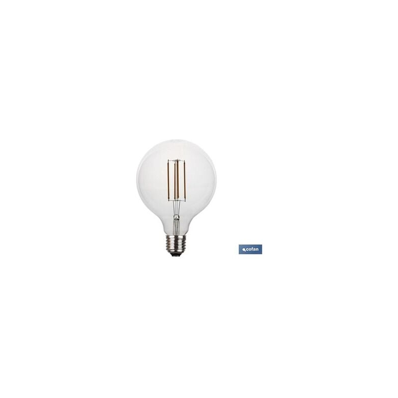 foto del prodotto lampadina led globo trasparente e27 4w 380lm 2700k