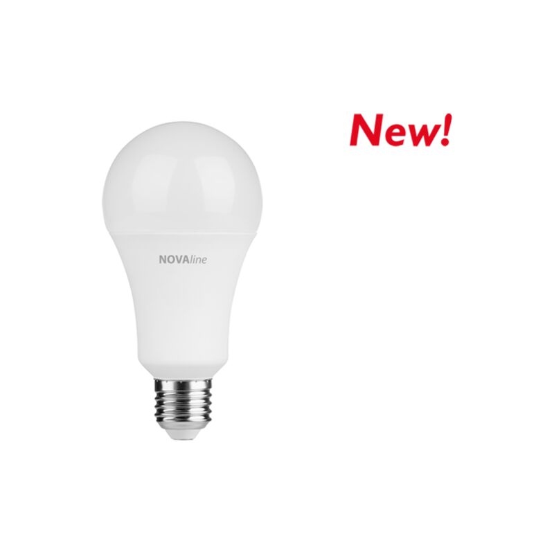 foto del prodotto lampadina led goccia 13 w e27, luce calda 3000 k novaline