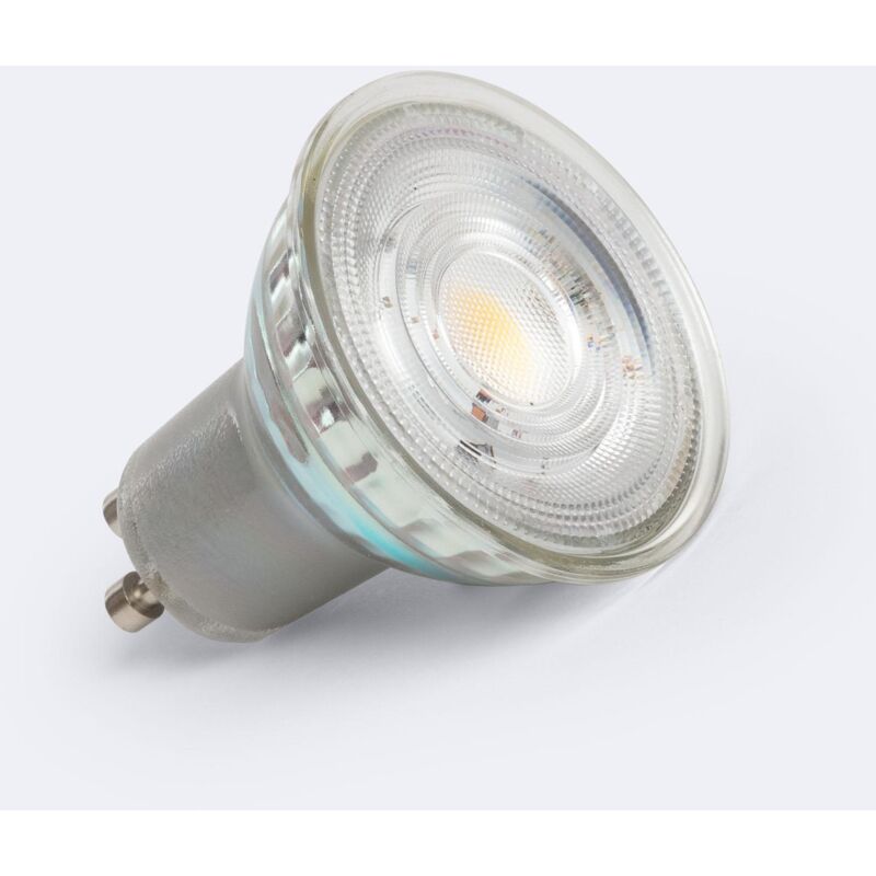 foto del prodotto lampadina led gu10 10w 1000 lm vetro 30 bianco freddo no flicker 6000k