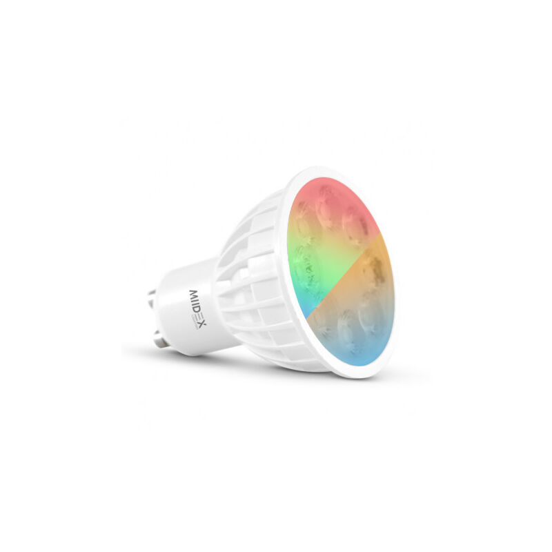 foto del prodotto lampadina led gu10 4w rgb cct illuminazione multicolore dimmerabile