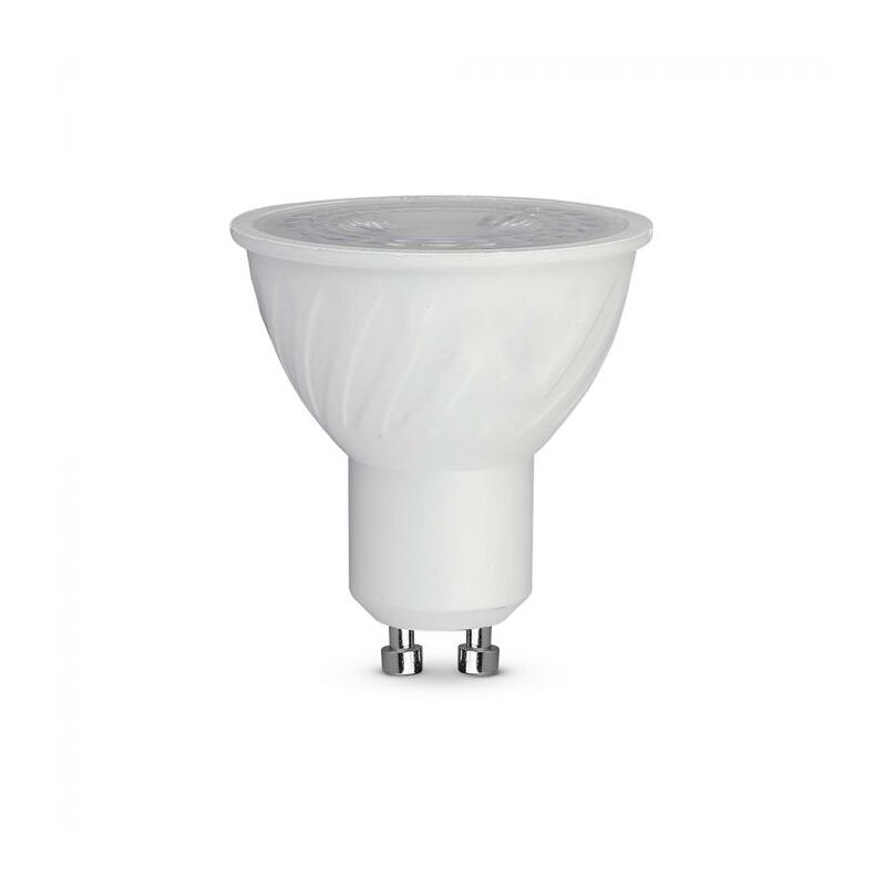 foto del prodotto lampadina led gu10 6w faretto 10 copertura trasparente luce 4000k 21200271 v tac