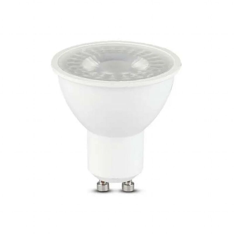 foto del prodotto lampadina led gu10 7.5w faretto spotlight smd chip samsung v tac vt 292 bianco naturale