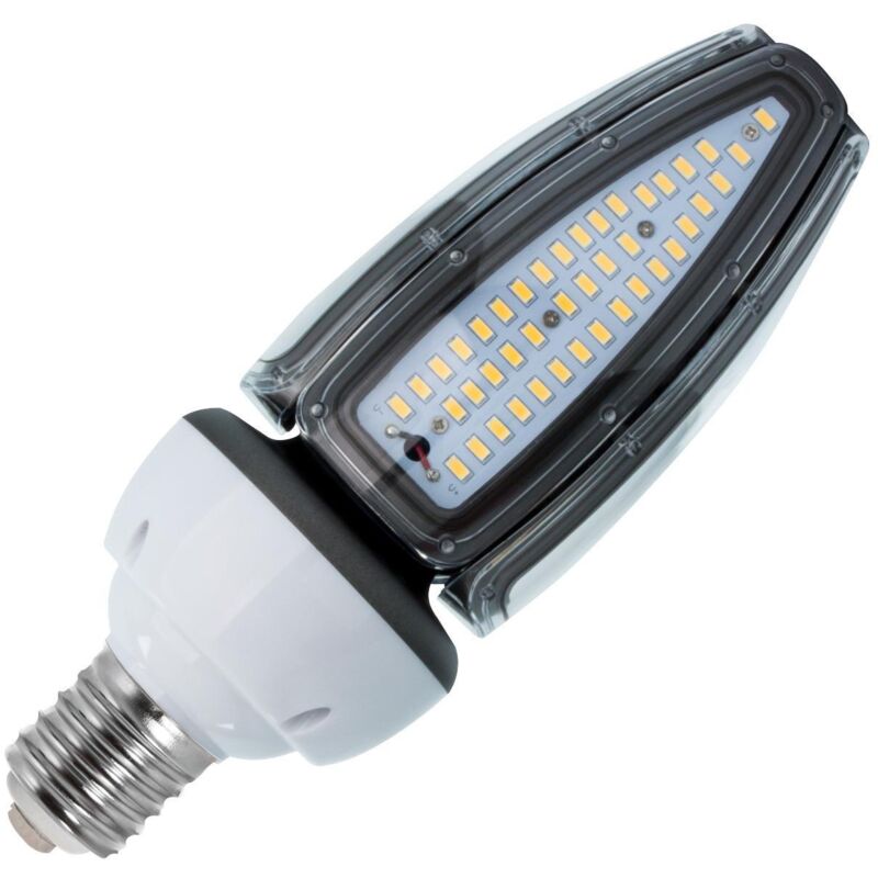foto del prodotto lampadina led illuminazione stradale corn e40 50w ip65 2700k bianco caldo