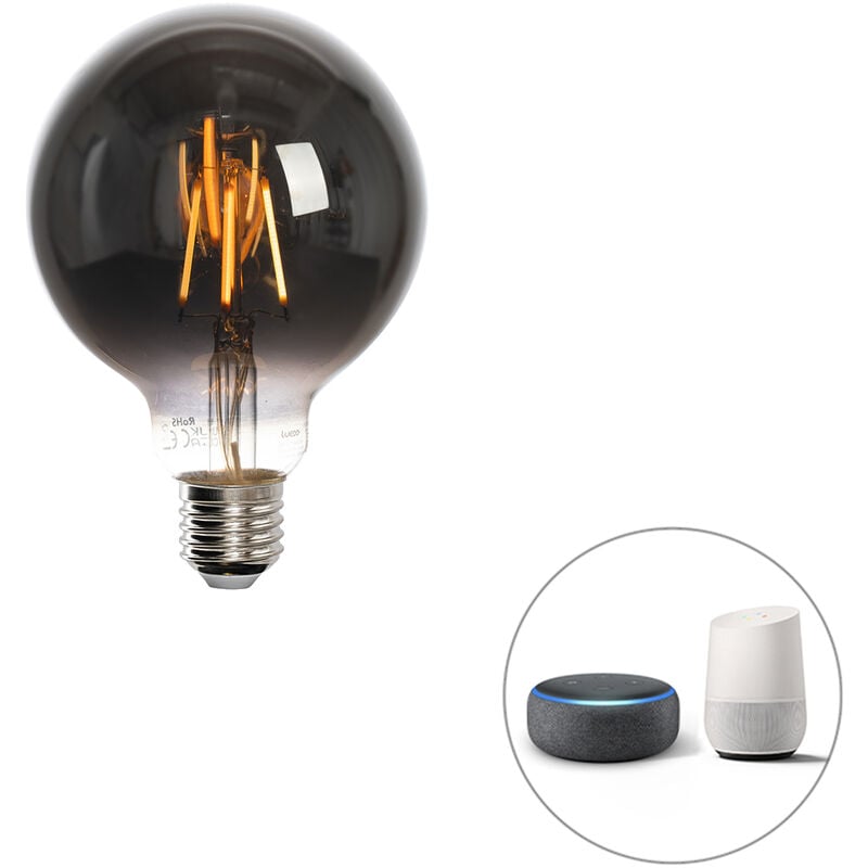 foto del prodotto lampadina led intelligente e27 g95 fum 4w 60lm 1800 3000k luedd