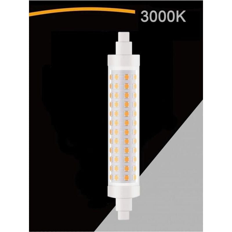 foto del prodotto lampadina led luce calda attacco r7s 12 watt lampada ricambio per faro 3000k