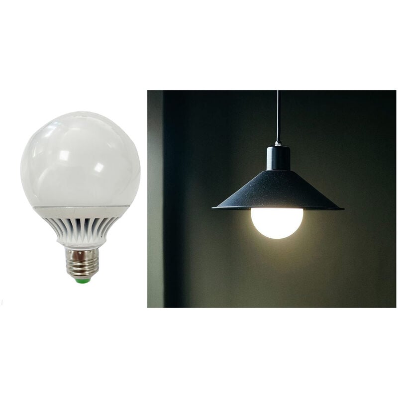 foto del prodotto lampadina led luce naturale 15w 1150lm attacco e27 globo bulbo latteo solar