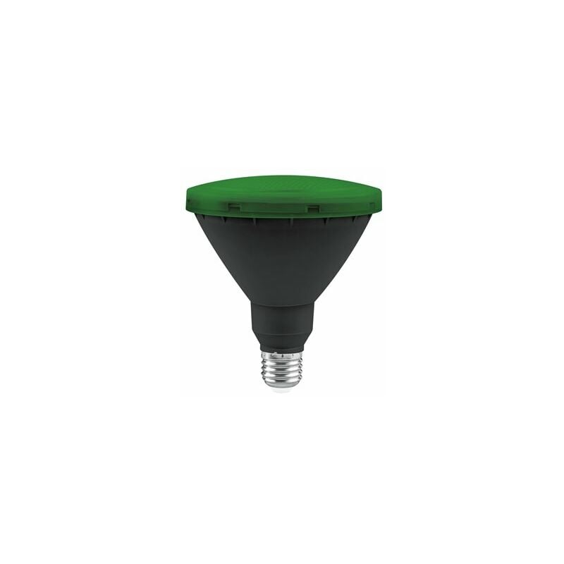 foto del prodotto lampadina led matel par38 ip65 e27 15w verde