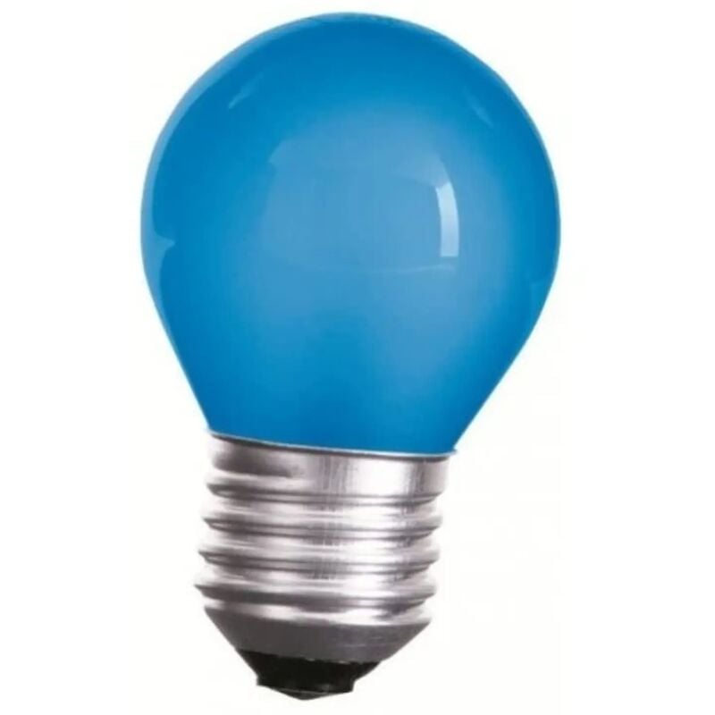 foto del prodotto lampadina led mini globo per catena luminosa led 230v blu e27 1 watt