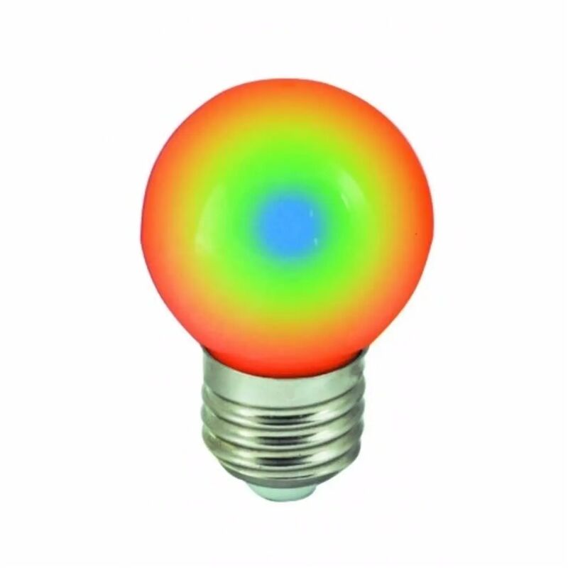 foto del prodotto lampadina led mini globo per catena luminosa led 230v luce rgb 1 watt e27