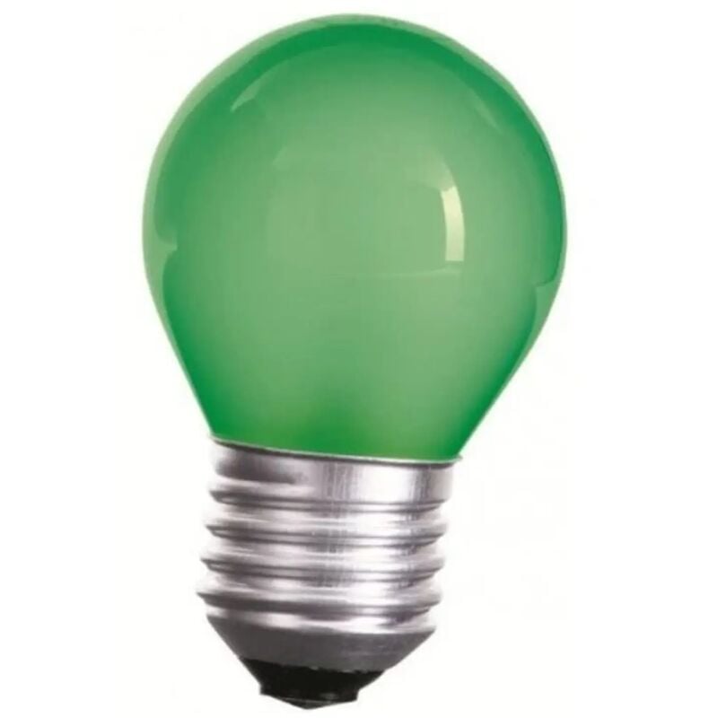 foto del prodotto lampadina led mini globo per catena luminosa led 230v luce verde e27 1 watt