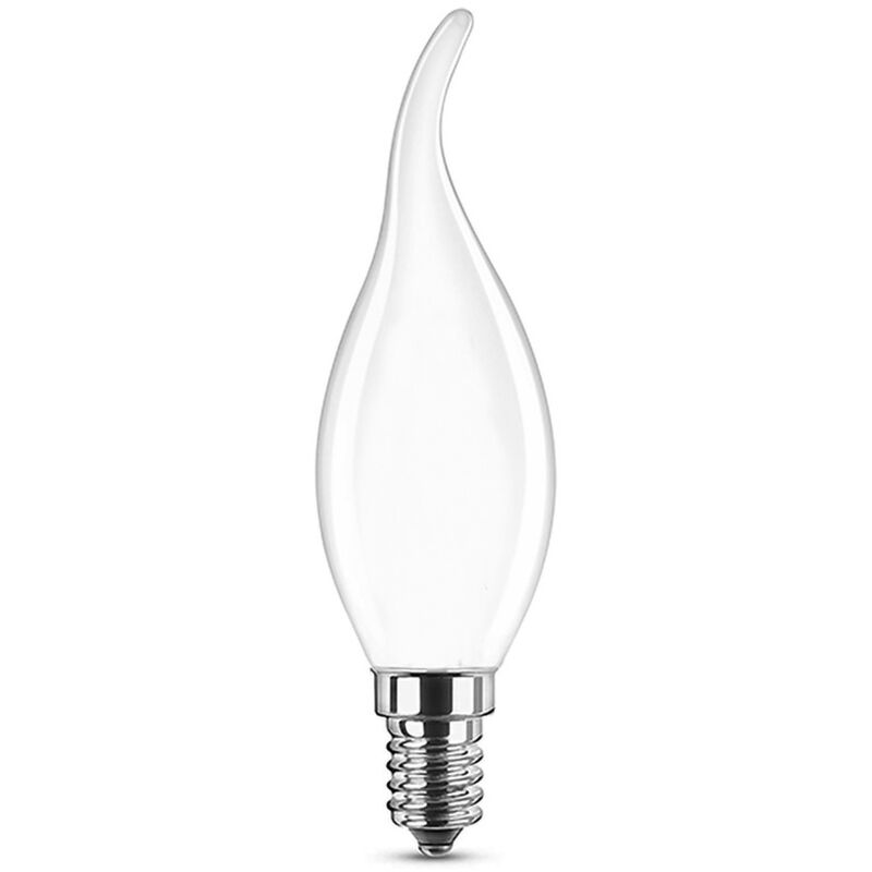 foto del prodotto lampadina led opaca a filamento e14 cl35 a colpo di vento 4w bianco caldo 2700k novaline
