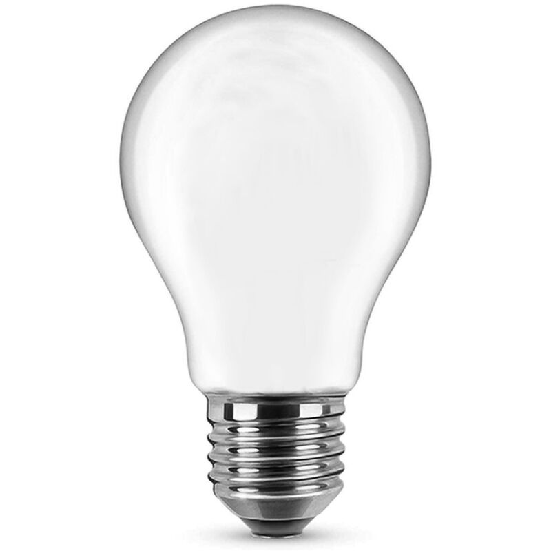 foto del prodotto lampadina led opaca a filamento e27 a60 a bulbo 7w bianco freddo 6500k novaline