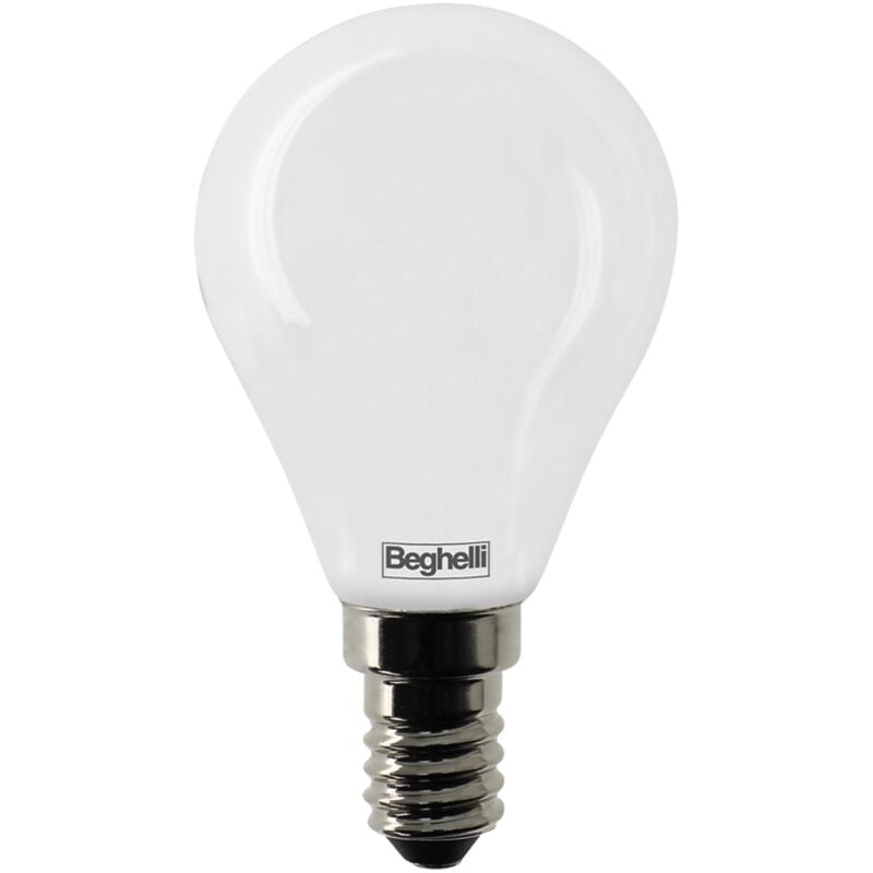 foto del prodotto lampadina led opale sfera 4w e14 3000k