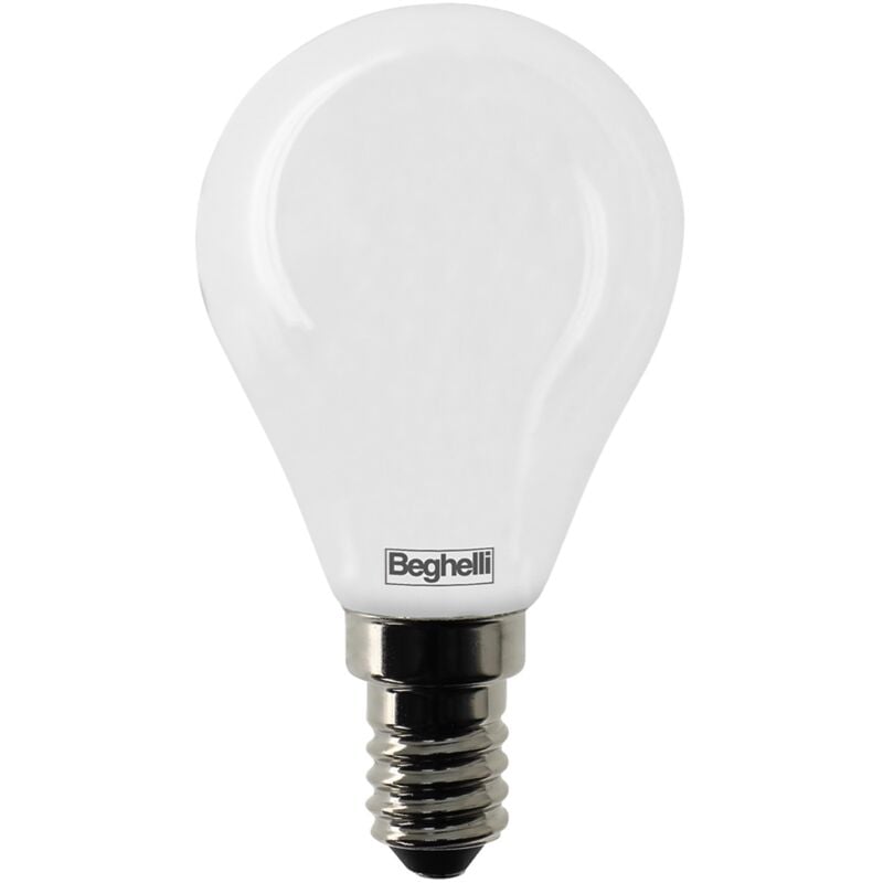 foto del prodotto lampadina led opale sfera 4w e14 4000k