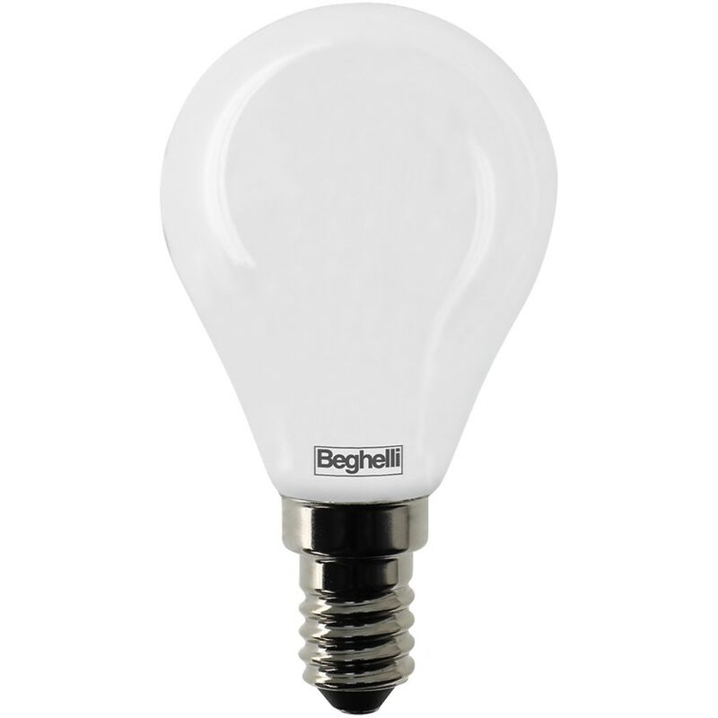 foto del prodotto lampadina led opale sfera 4w e14 6500k