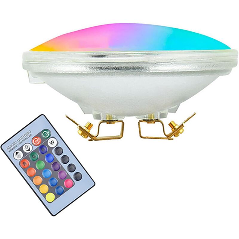 foto del prodotto lampadina led par36 da paesaggio 9w rgb lampadina led g53 per trattore lampadina par36 che cambia colore con telecomando adatta per