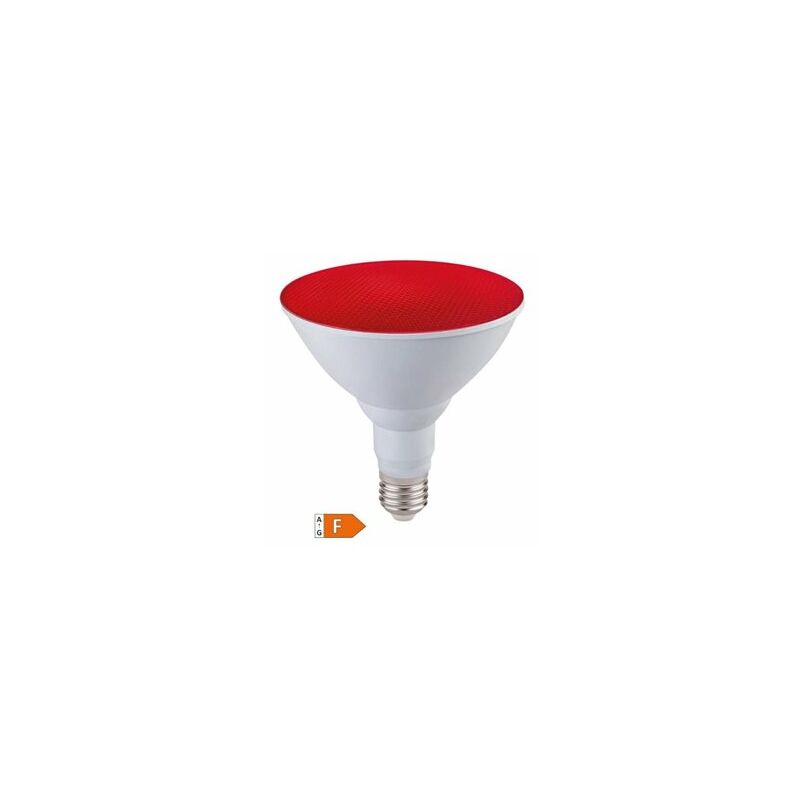 foto del prodotto lampadina led par38 15w e27 rossa ip65