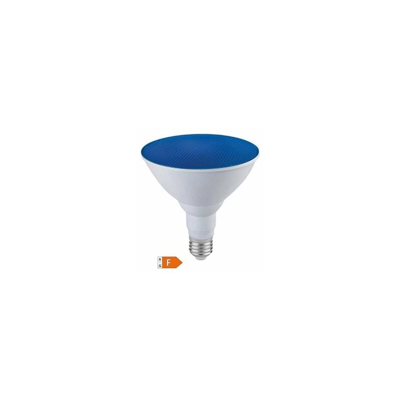 foto del prodotto lampadina led par38 18w e27 blu ip65