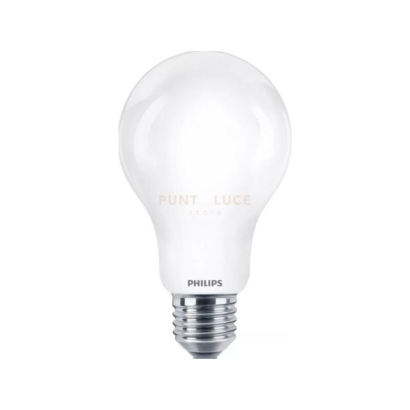 foto del prodotto lampadina led philips goccia vetro smerigliata, 6500k