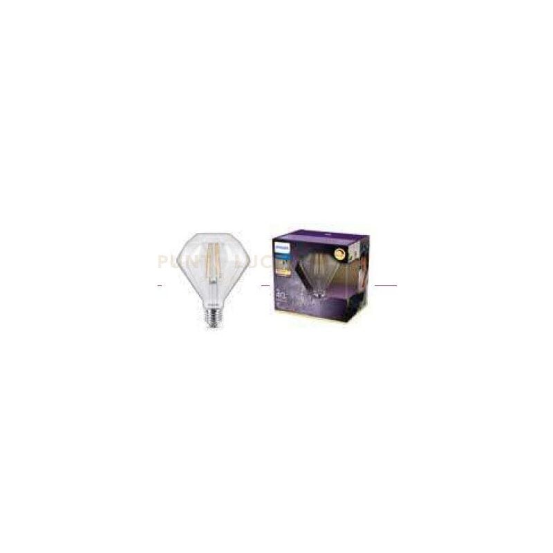 foto del prodotto lampadina led philips modern diamond vetro filamento 2700k