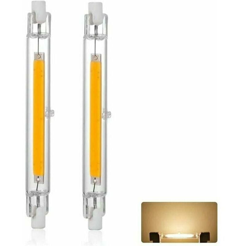 foto del prodotto lampadina led r7s 118 mm 20 w dimmerabile, bianco caldo 3000 k 3000 lm, sostituzione lineare lampada alogena j118 300 w, illuminazione a 360 gradi,