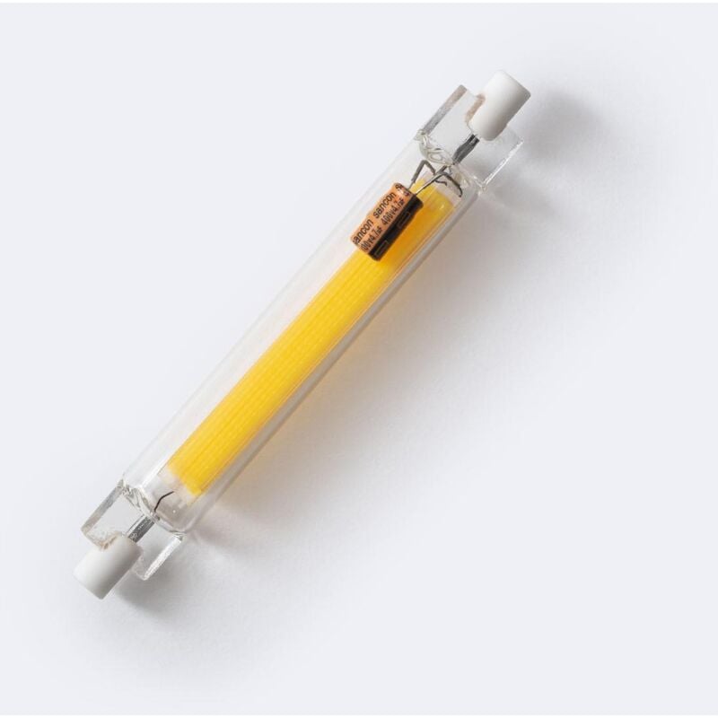 foto del prodotto lampadina led r7s cob 118mm 8w 800 lm bianco caldo no flicker 3000k