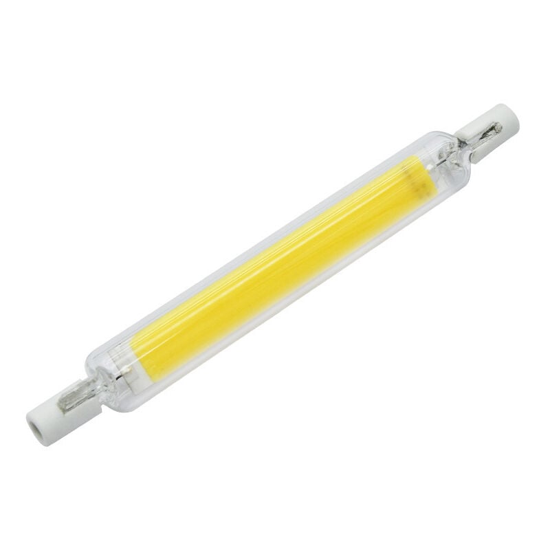 foto del prodotto lampadina led r7s da 118 mm dimmerabile, lampadine led cob r7s da 20 w, led r7s da 118 mm ad alta luce bianco freddo 6000 k, 1000 lm, illuminazione