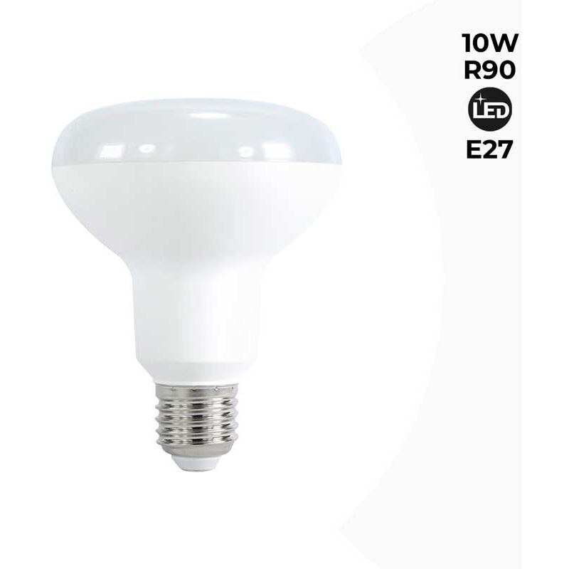 foto del prodotto lampadina led r90 con riflettore 10w - e27 - bianco neutro