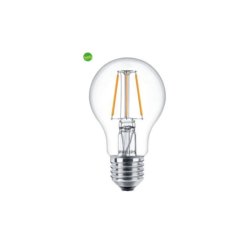 foto del prodotto lampadina led sfera philips trasparente 4,3 w 40 w e27 4.000k