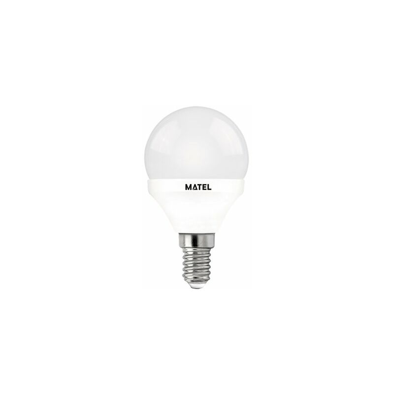 foto del prodotto lampadina led sferica fredda matel e14 5w 3 intensit 