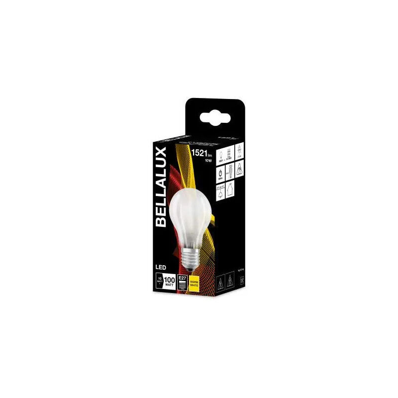 foto del prodotto lampadina led smerigliata standard e27, 11w, bianco caldo.
