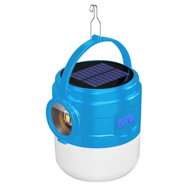 foto del prodotto lampadina led solare ricaricabile lampadina led solare ricaricabile tramite usb faretto per esterni lanterna portatile per tenda