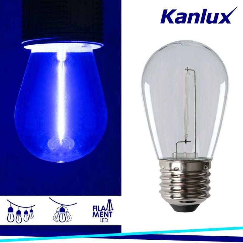 foto del prodotto lampadina led st45 led 0,9w e27 bl kanlux