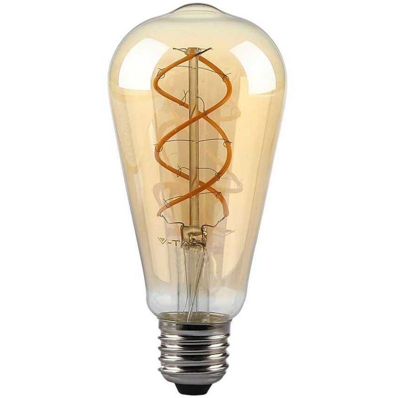 foto del prodotto lampadina led st64 v tac 5w e27 1800k dimmerabile vt 2065d n 7416 217416