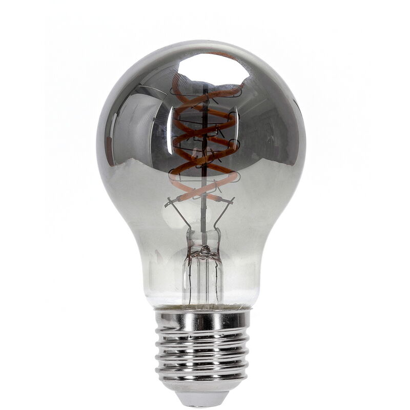 foto del prodotto lampadina led titanio fum a filamento e27 a60 4w decorativa bianco caldo 1800k aigostar