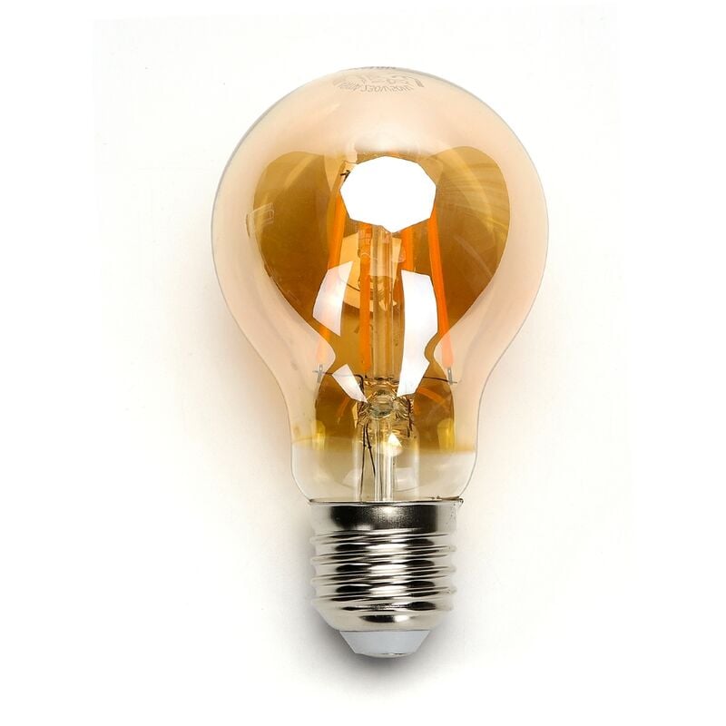 foto del prodotto lampadina led vintage a filamento e27 a60 a bulbo 4w bianco caldo 2200k aigostar