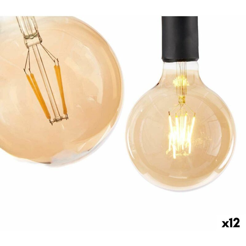 foto del prodotto lampadina led vintage e27 trasparente 4 w 12,5 x 17,5 x 12,5 cm 12 unit 
