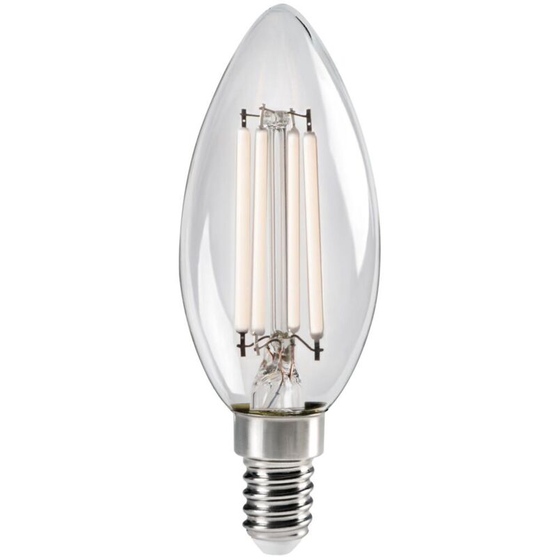foto del prodotto lampadina led xled w c35e14 4,5w ww kanlux luce calda
