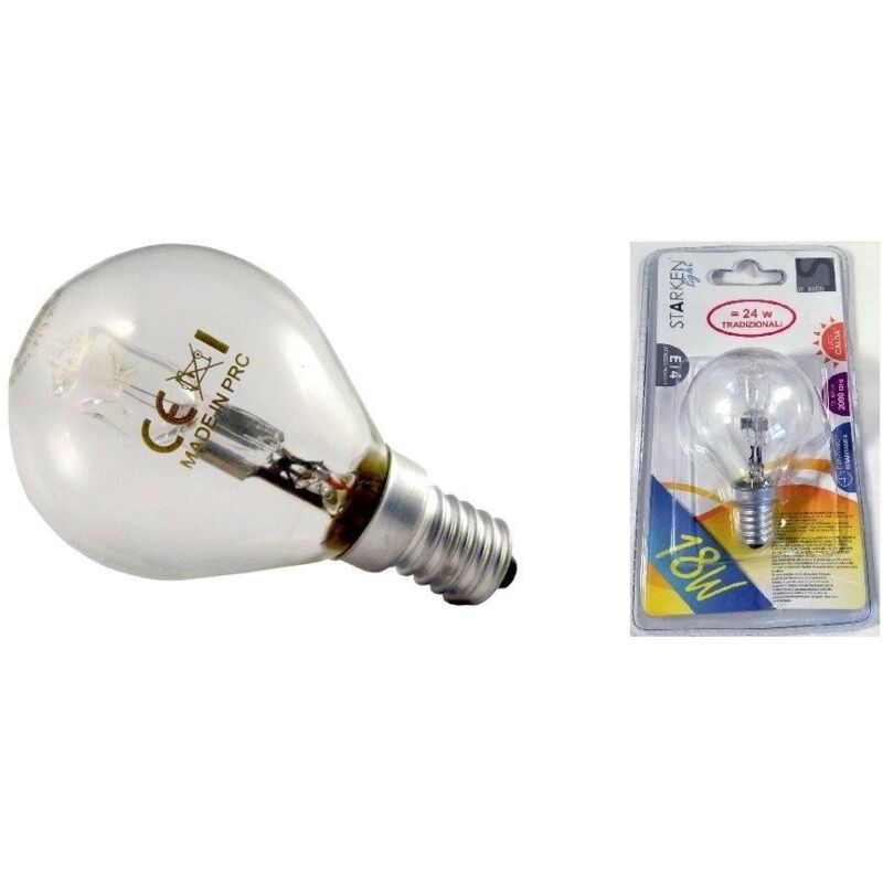 foto del prodotto lampadina minigoccia e14 28w 2900k