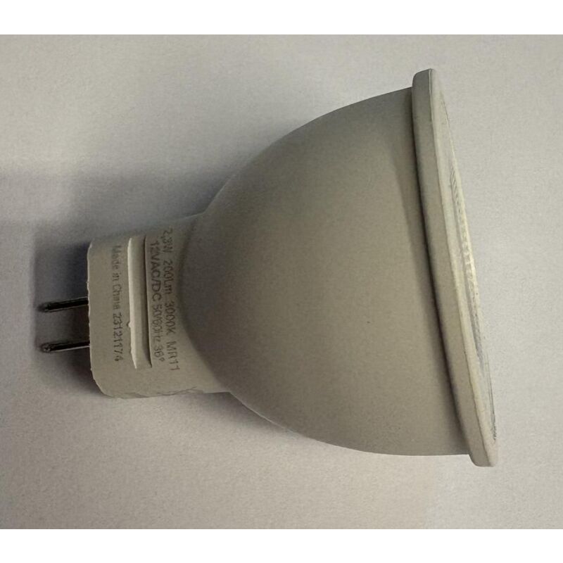 foto del prodotto lampadina mr11 2,3w attacco g4 luce calda 3000k k12xled 300430 century