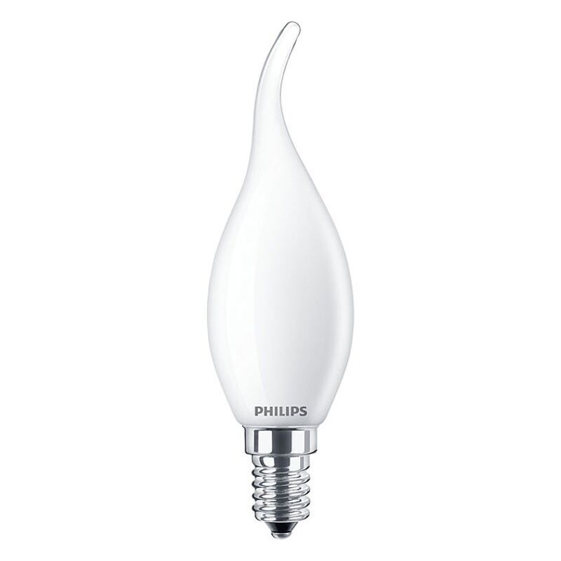 foto del prodotto lampadina oliva a fiamma philips 2.2w 2700k attacco e14 incn25g2