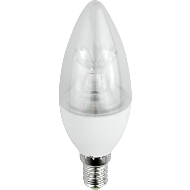 foto del prodotto lampadina oliva led trasp. std 7w 230v e14 2700k marino cristal cod. 21438 