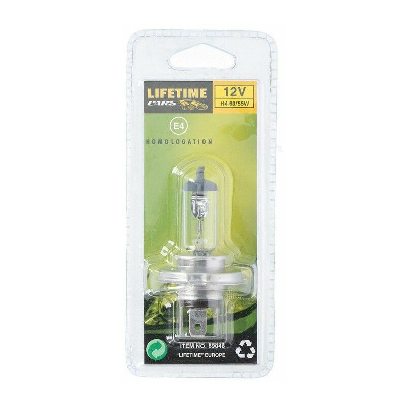 foto del prodotto lampadina per auto dunlop 12v h4 60 55w
