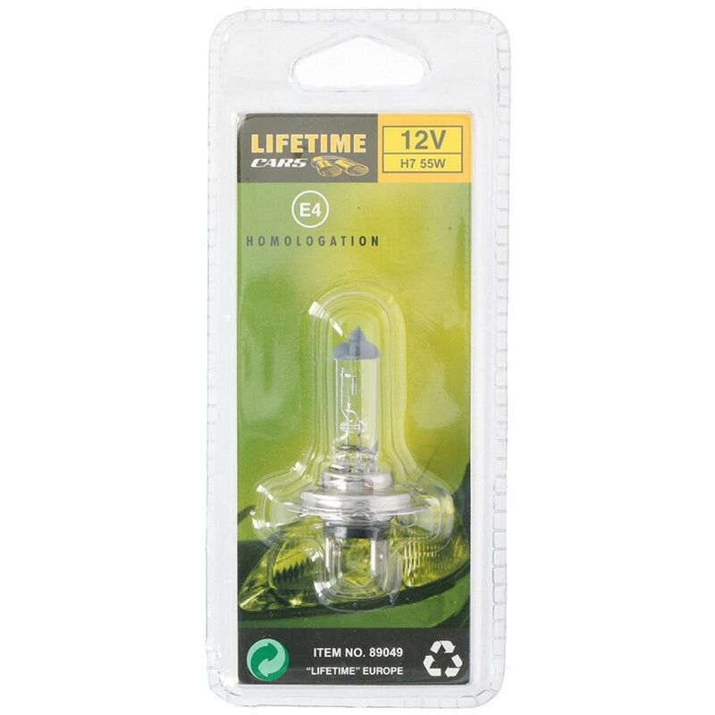 foto del prodotto lampadina per auto dunlop 12v h7 55w