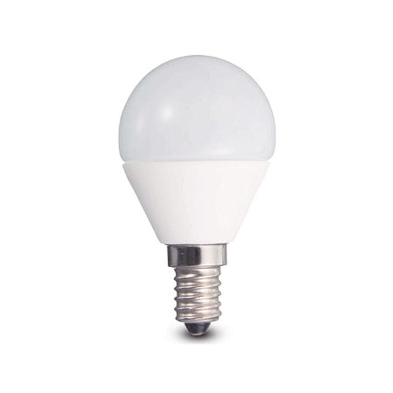 foto del prodotto lampadina sfera duralamp led 4,5w 2700k attacco e14 dimmerabile cp4535wwd