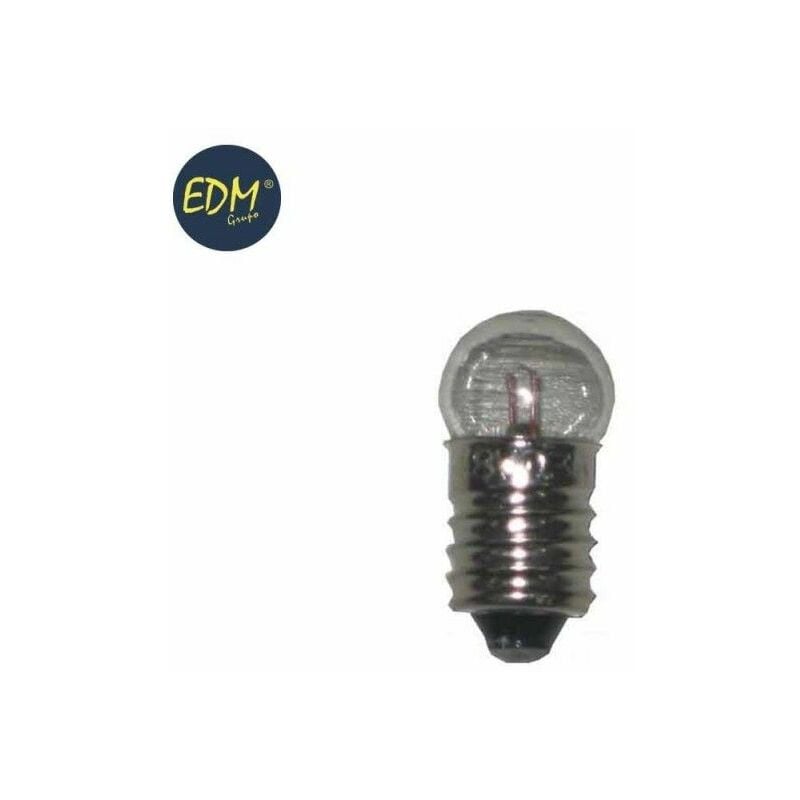 foto del prodotto lampadina sferica 3,5v e 10 edm