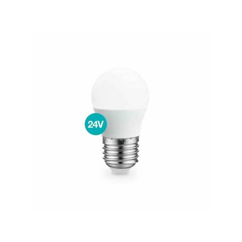 foto del prodotto lampadina sferica a led 5w e27 6000k 24v