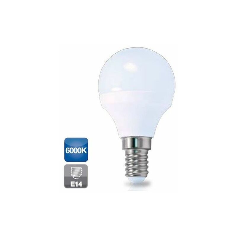 foto del prodotto lampadina sferica a led e14 5w luce fredda 6000k 470 lm gsc 2002341