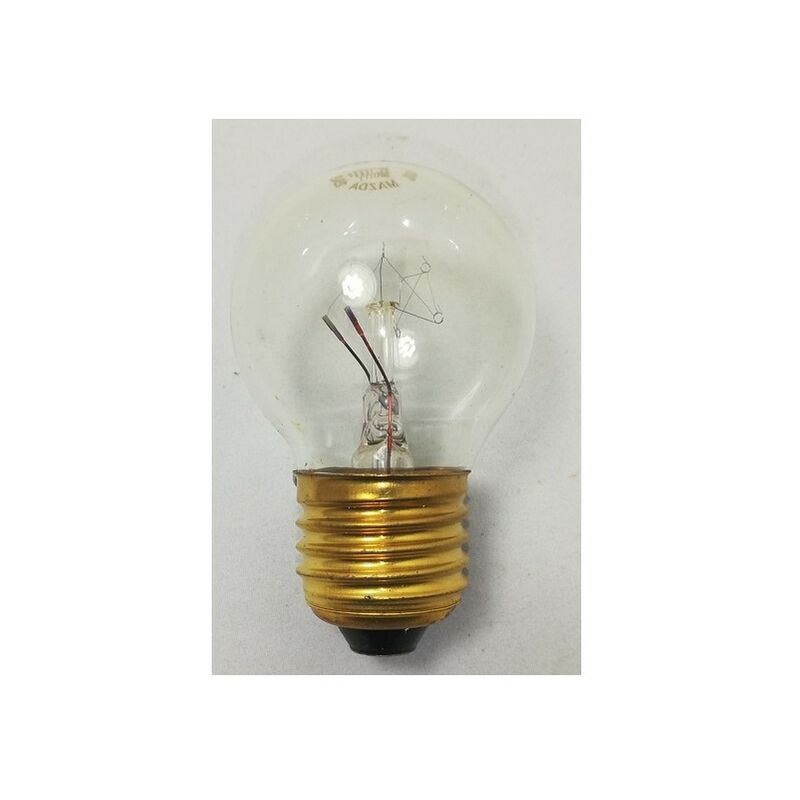 foto del prodotto lampadina sferica trasparente 15w e27 mazda
