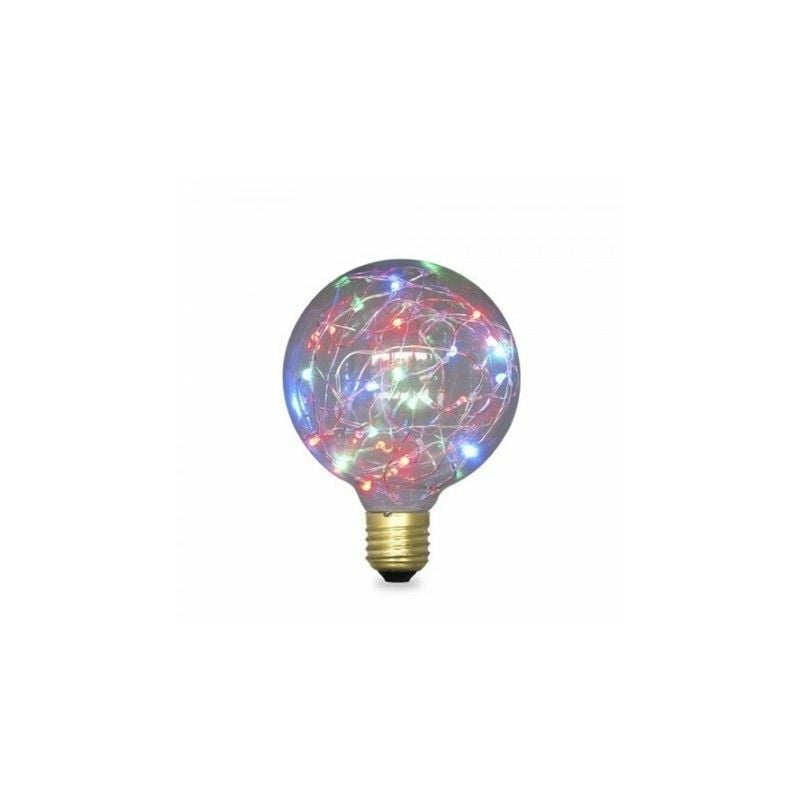 foto del prodotto lampadina starlight globe led g95 2w e27 rgb